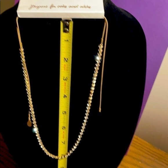 Loft necklace Gold color CZ Diamond fashion jewelry necklace Loft New - Picture 8 of 9